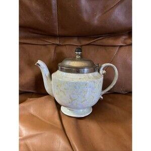 Vintage Hingetop TeaPot Royal Rochester Studios Art Deco Iridescent Lusterware